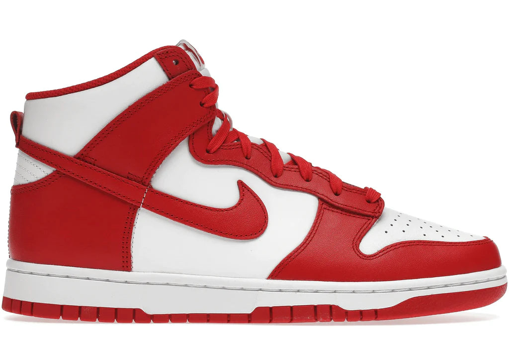 Nike Dunk High Championship White Red GS