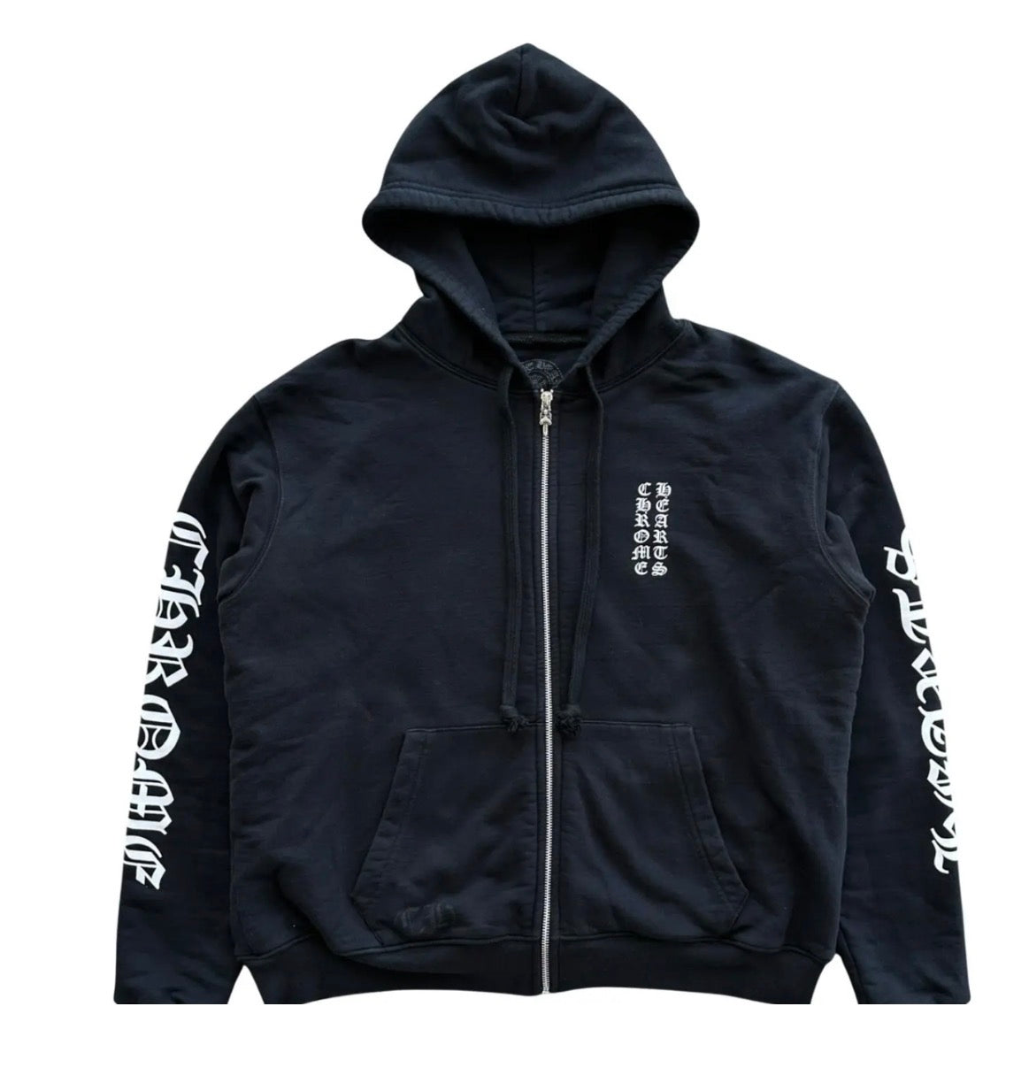 Chrome Hearts Vertical Logo Thermal Zip