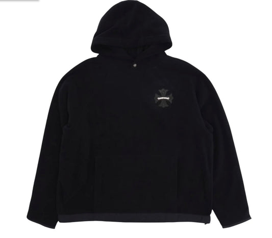 Chrome Hearts Cross Patch Fleece Hoodie