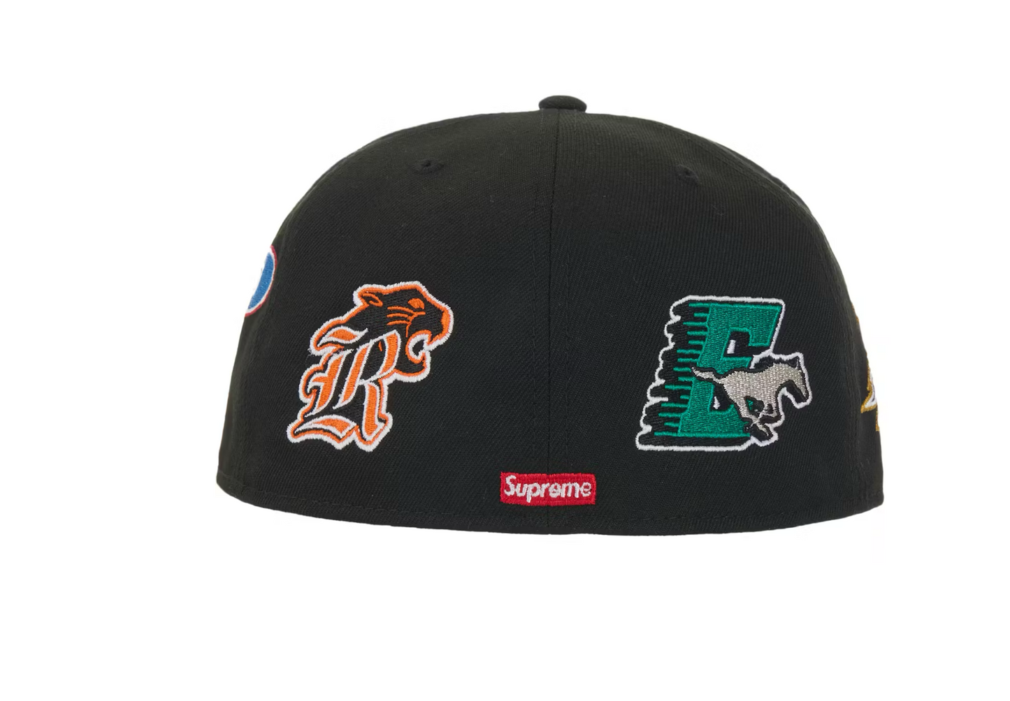 Supreme Mascots S Logo New Era 59Fifty Fitted Cap (Black ) (7/58)