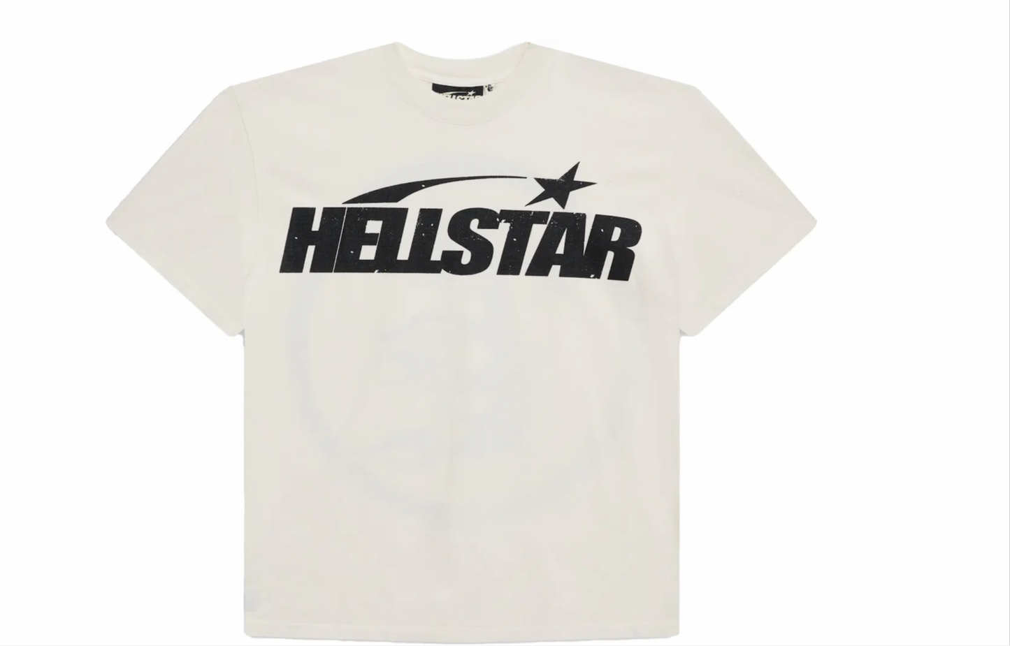 Hellstar Classic Tee White/Black (Regular Print)