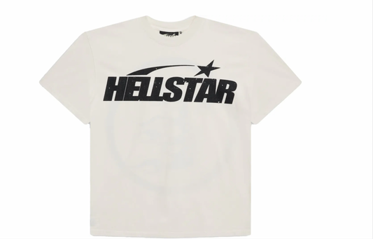Hellstar Classic Tee White/Black (Regular Print)