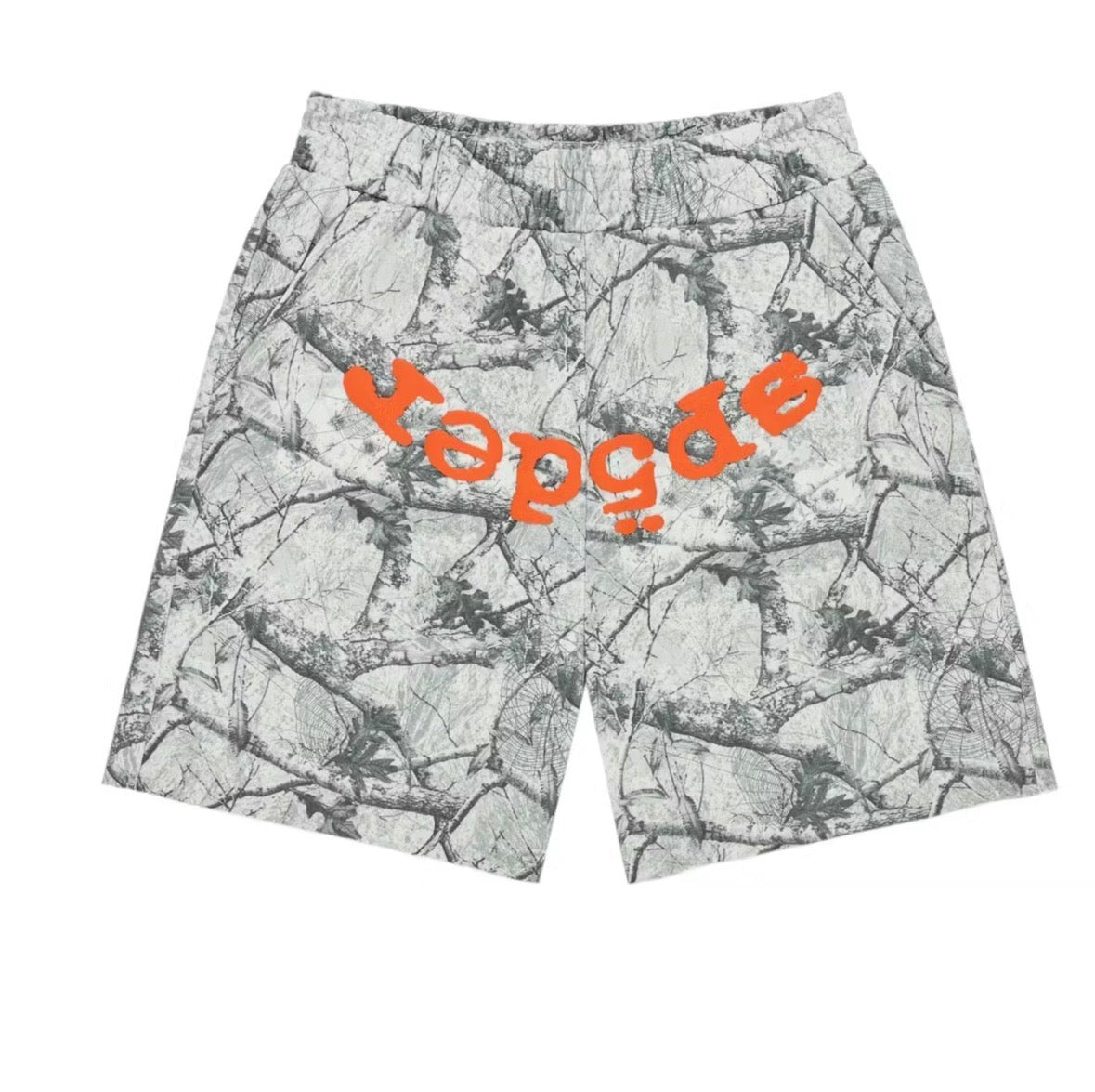 Sp5der Real Tree OG Web V2 Sweatshort (White Camo)