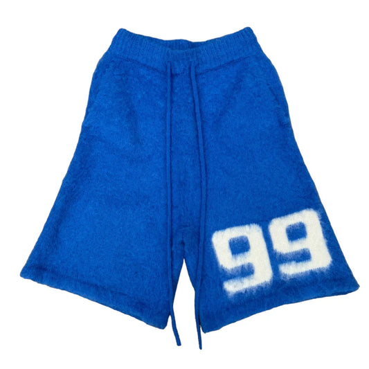 Brainwashed Mohair Shorts Blue