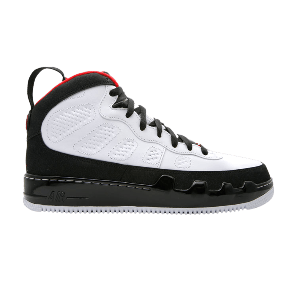 Air Jordan Fusion 9 White Black Red