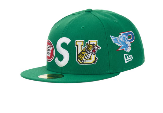 Supreme Mascots S Logo New Era 59Fifty Fitted Cap (7/38) (Green)