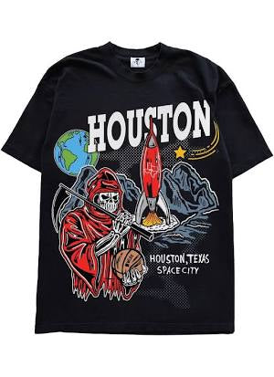 Warren Lotas Houston Rocket space exploration tee