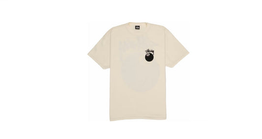 Stussy 8 Ball Pigment Dyed Tee Natural