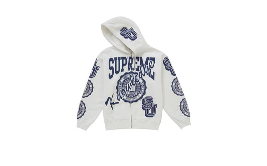 Supreme Knowledge Reigns Zip Up Hooded Sweatshirt