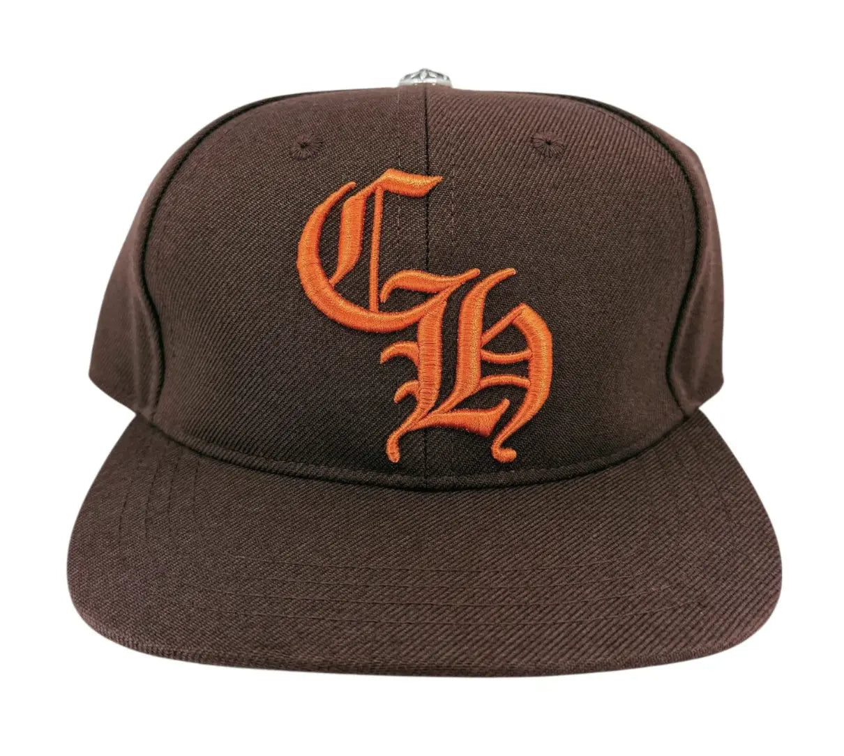 Chrome Hearts CH Baseball Hat Brown/Orange