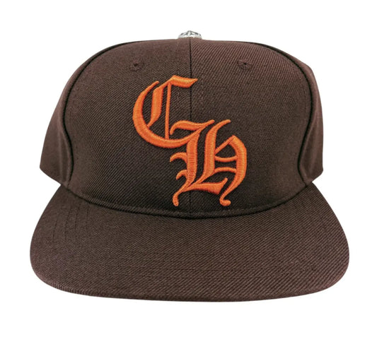 Chrome Hearts CH Baseball Hat Brown/Orange