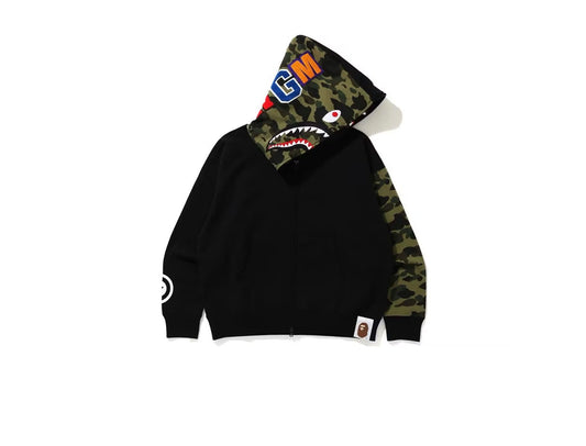 BAPE Giant Shark Full Zip Hoodie “Black”