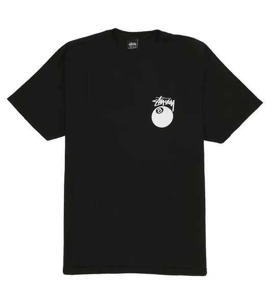 Stussy 8 Ball Pigment Dyed Tee (Black)