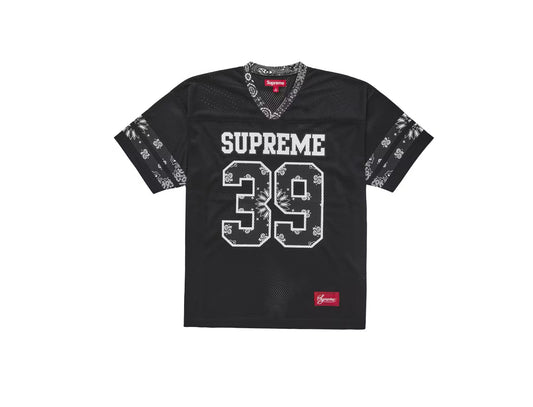 Supreme Bandana Football Jersey Black