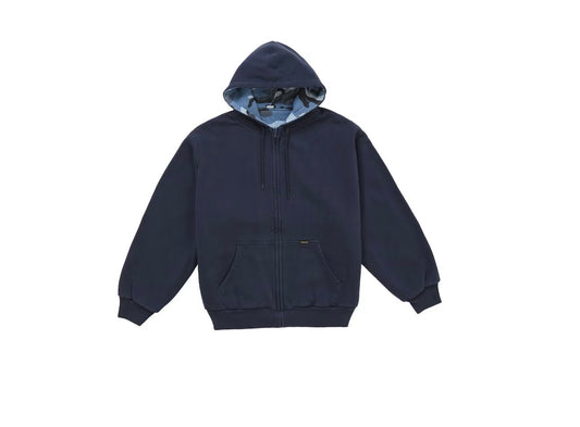 Supreme Reversible Work Zip Up Hooded Sweatshirt