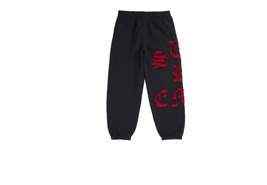 Supreme Cut Out SweatPant (Black)