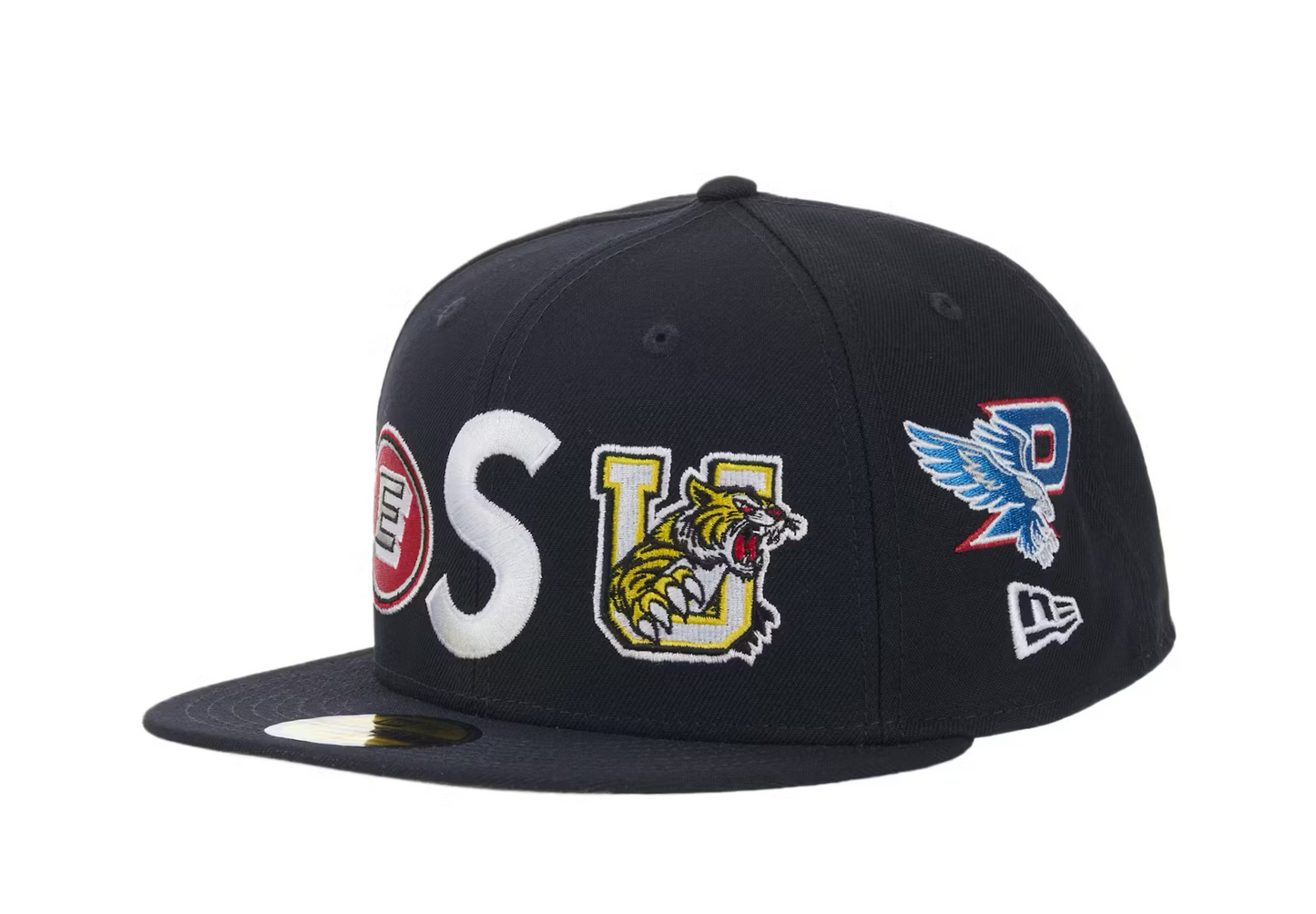 Supreme Mascots S Logo New Era  59Fifty Fitted Cap (7/18) (Navy)