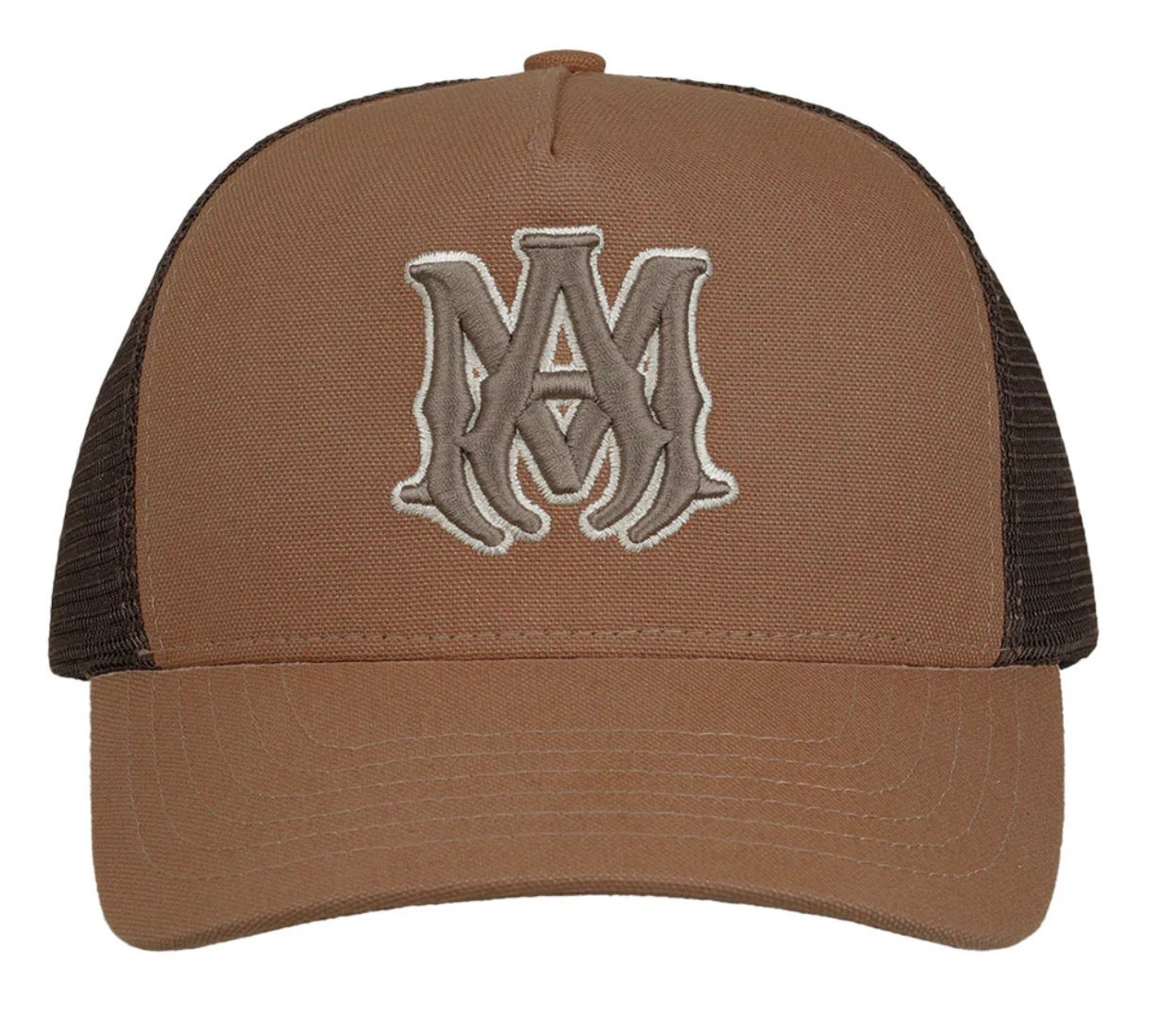 Amiri Ma Outline Trucker Hat Brown