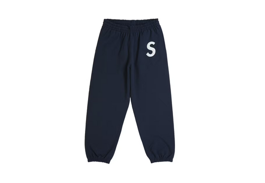 Supreme S Logo Sweatpant (FW25) Navy
