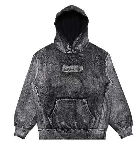 Supreme x MM6 Maison Margiela Foil Box Logo Hoodie