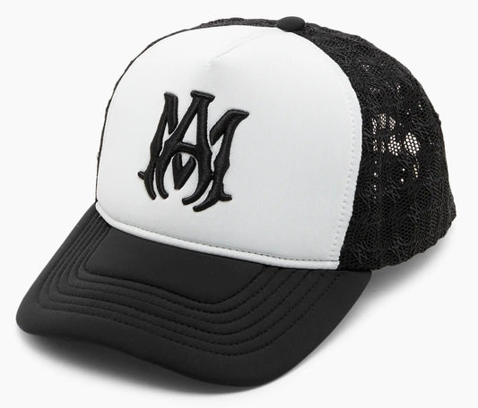 Amiri Two Tone Trucker Hat (Black)