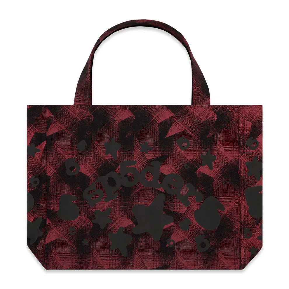 Sp5der Beluga Plaid Tote