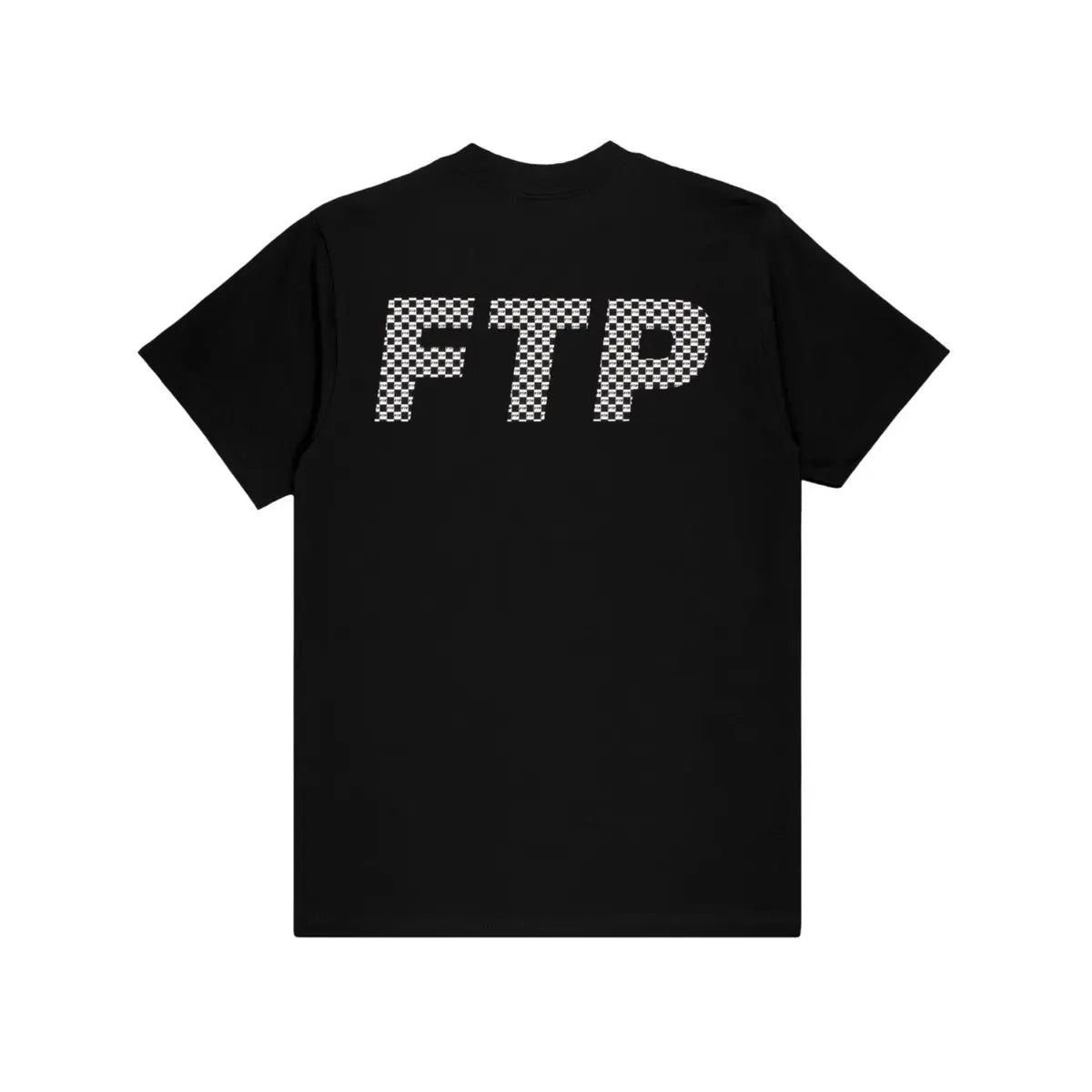 FTP Checkered Logo Tee Black