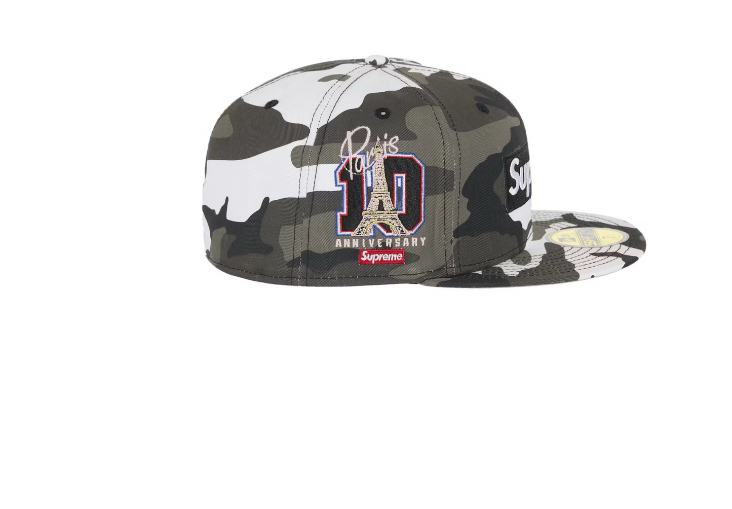Supreme Shop Box Logo  New Era 59Fifty Fitted Hat (7/18 (Snow Camo)