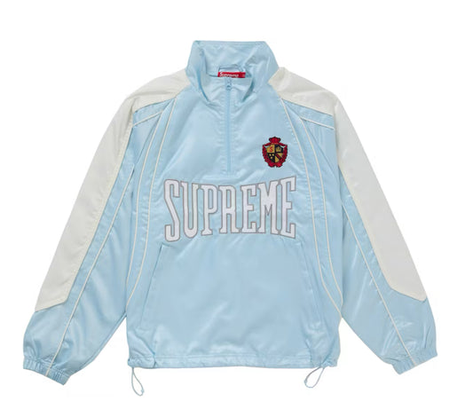 Supreme Satin Piping Pull Over Light Blue