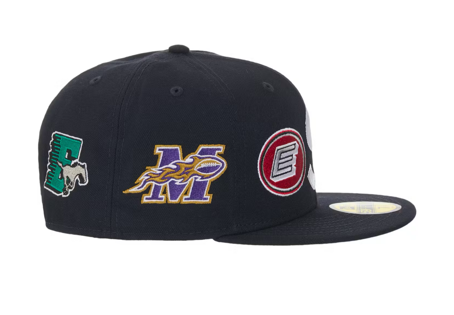 Supreme Mascots S Logo New Era  59Fifty Fitted Cap (7/18) (Navy)