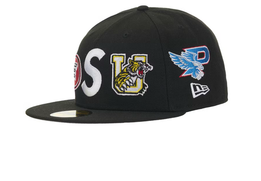 Supreme Mascots S Logo New Era 59Fifty Fitted Cap (Black ) (7/58)