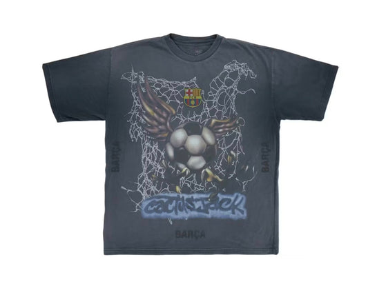 Travis Scott x FC Barcelona Washed Spray Tee