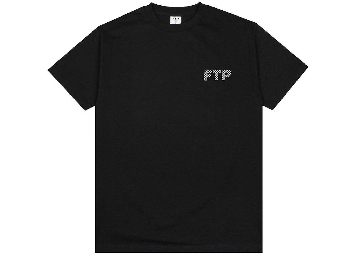 FTP Checkered Logo Tee Black