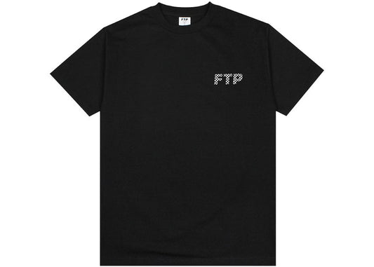 FTP Checkered Logo Tee Black