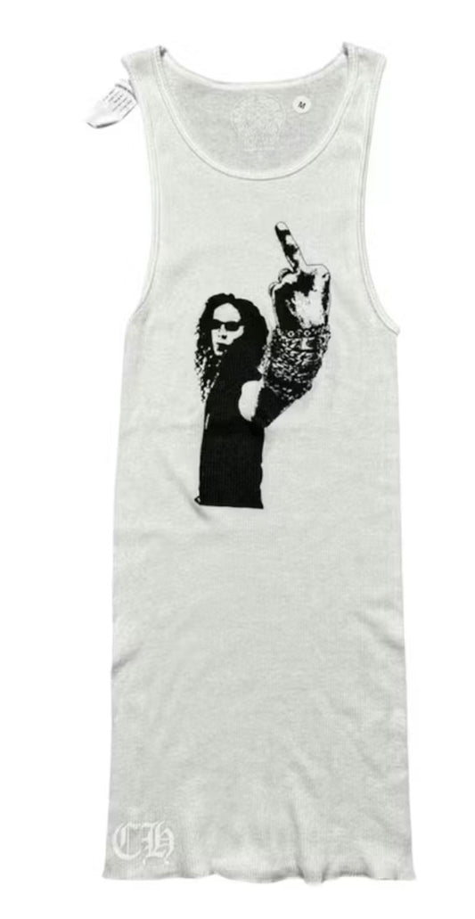 Chrome Hearts Richard Stark Middle Finger Tank Top