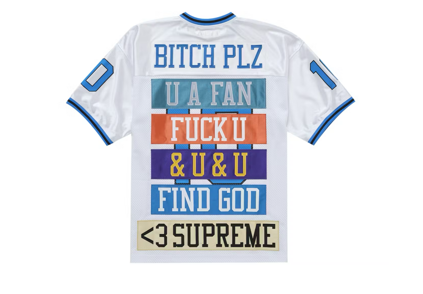 Supreme Find God Football Jersey (White)