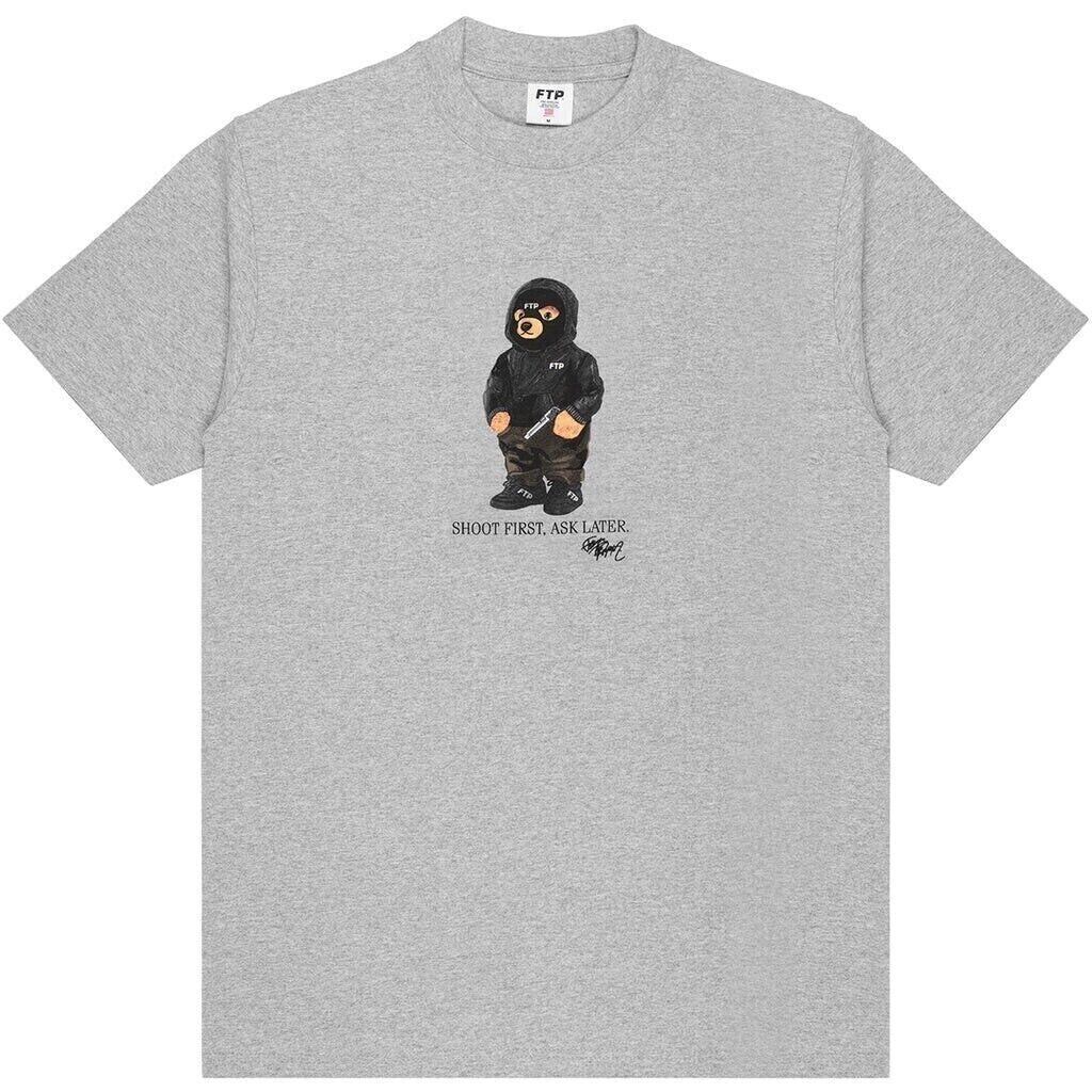 FTP Hooded Bear Tee Grey
