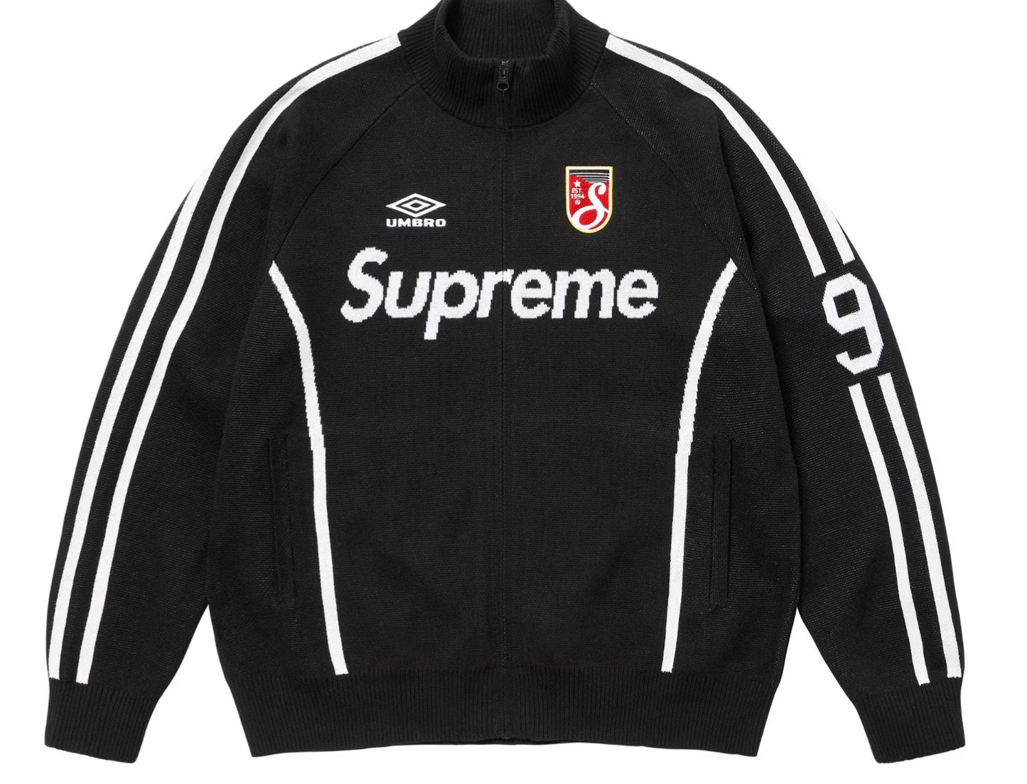 Supreme/Umbro Zip Up (Black)
