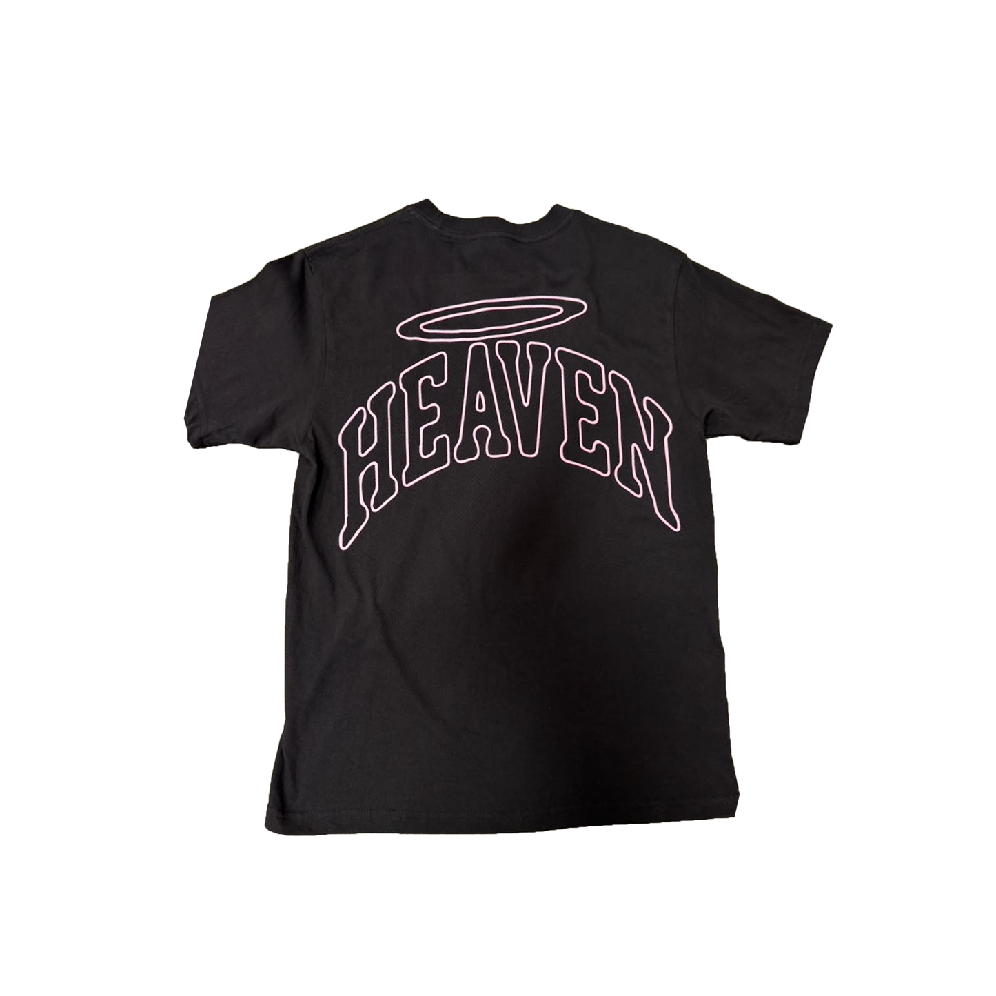 VIRGEN DE GUADALUPE/ARC LOGO TEE (BLACK/PINK)