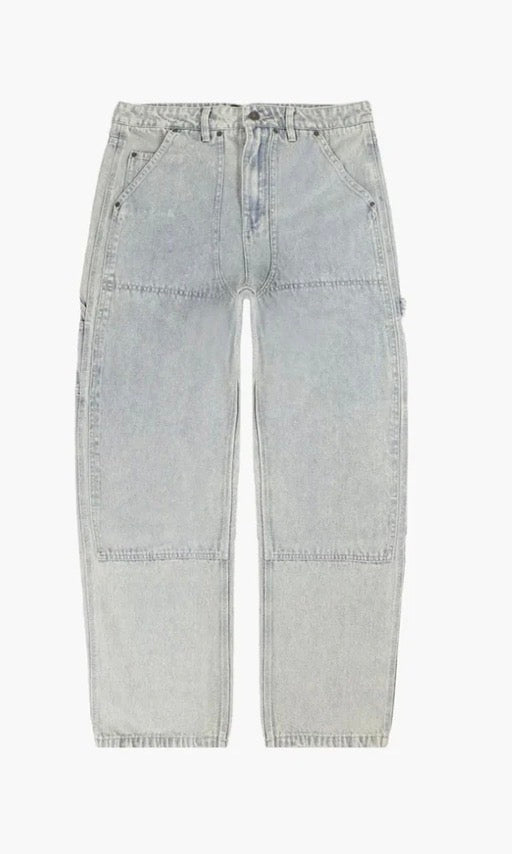 FTP Frayed Denim Logo Carpenter Pant Dirt Wash