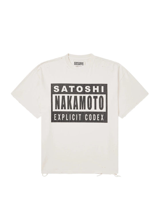 SATOSHI NAKAMOTO Explicit Codex Logo-Print