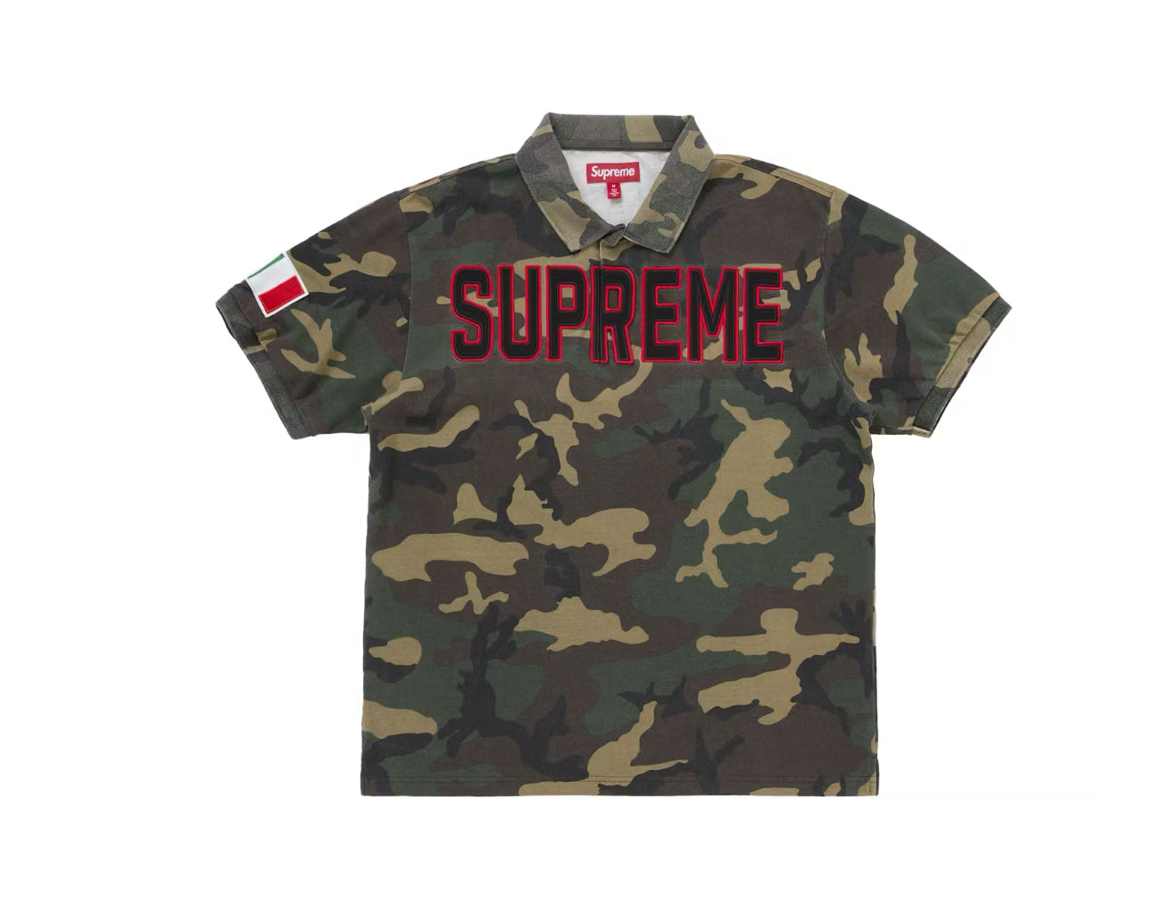 Supreme Twill Appliqué Polo Camo