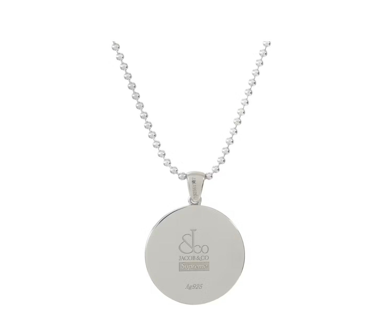 Supreme Jacob&Co Fuck Em Pendant