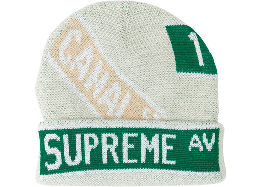 Supreme Street Signs Beanie