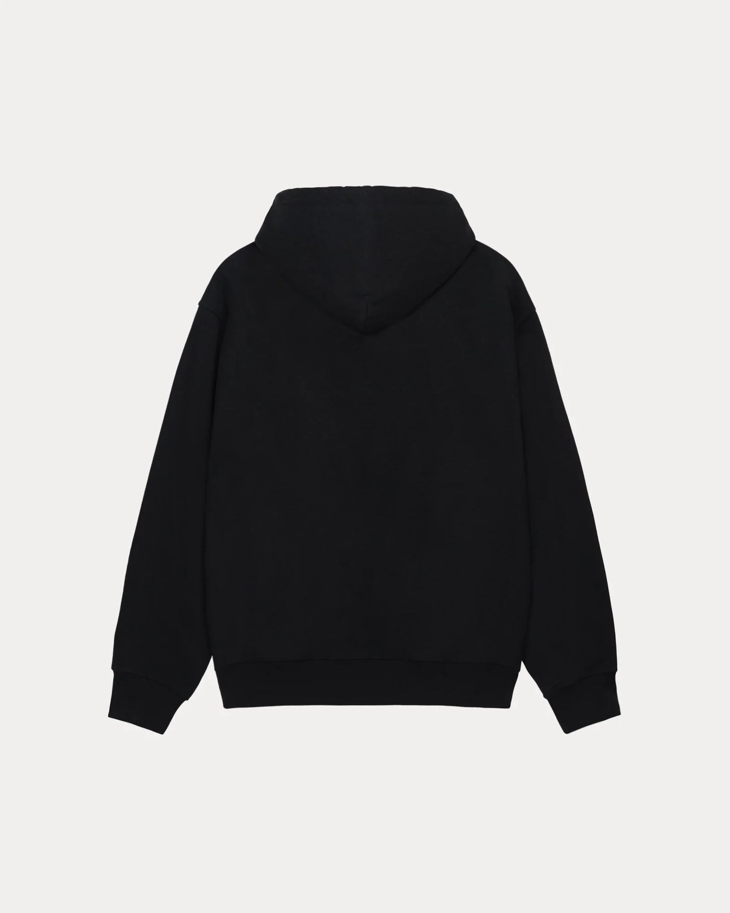 STUSSY MIRROR ZIP HOODIE (BLACK)
