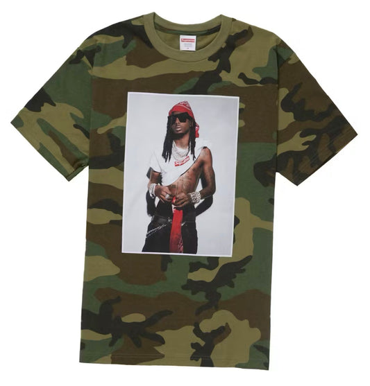 Supreme Playboi Carti Tee (Woodland Cameo)