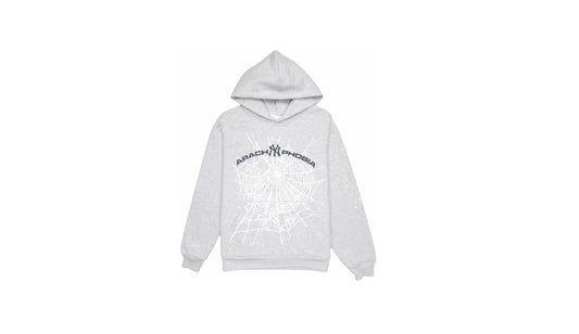 SP5DER ARACHNOPHOBIA HOODIE HEATHER GREY