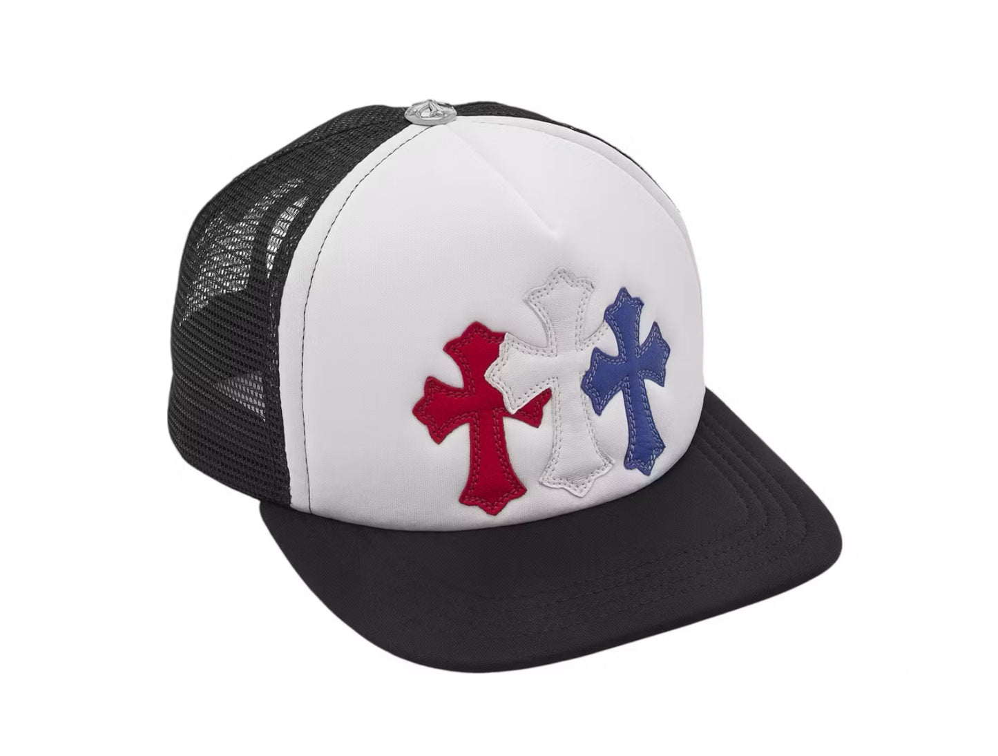 Chrome Hearts Trucker Hat Red/White/Blue