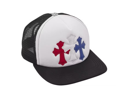 Chrome Hearts Trucker Hat Red/White/Blue