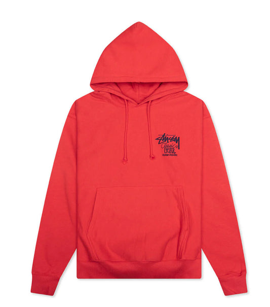 Stussy Classic Gear Hoodie Red